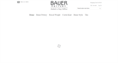 Desktop Screenshot of bauerpottery.com